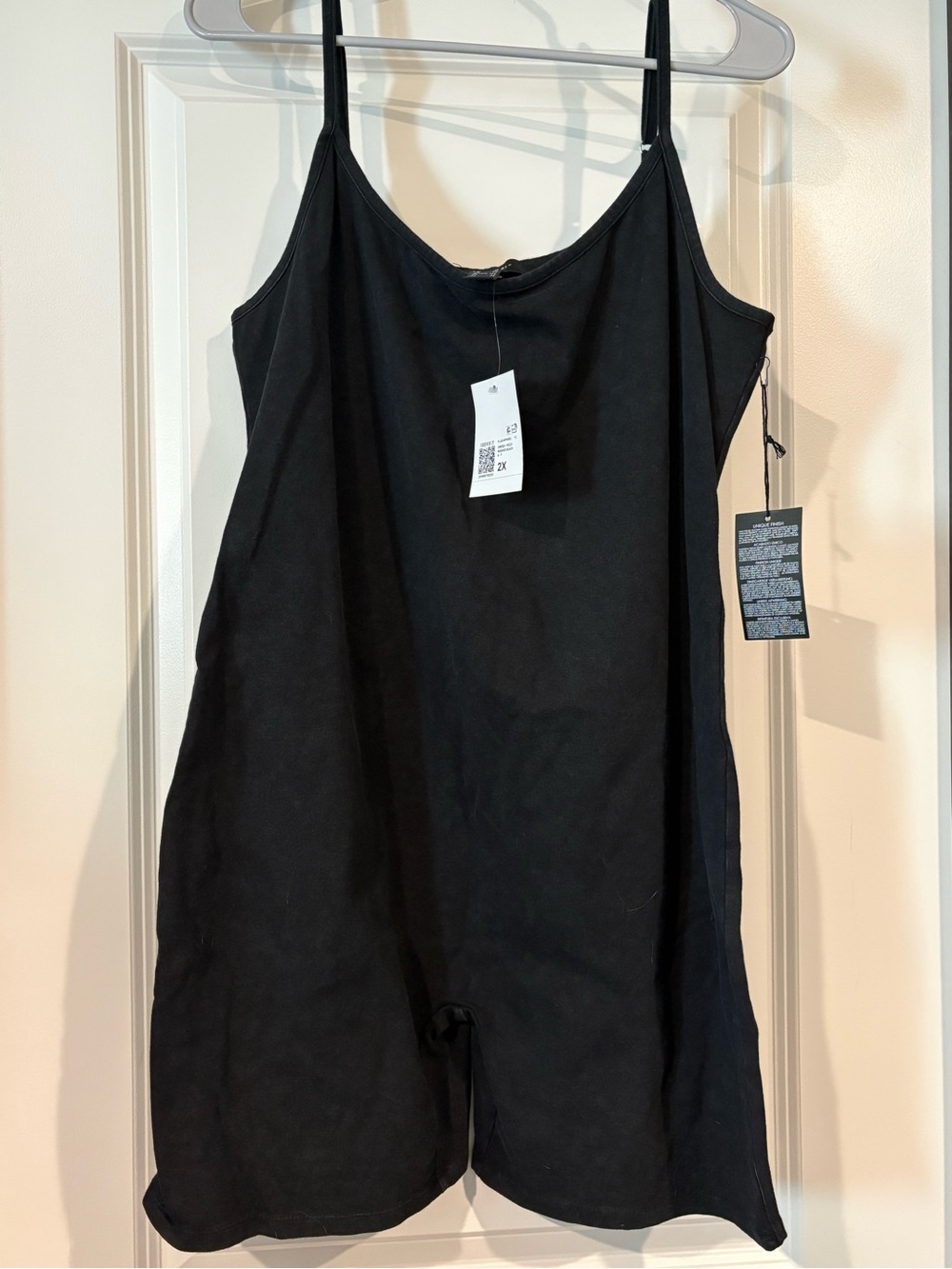 Forever 21 Black Spaghetti Strap Romper